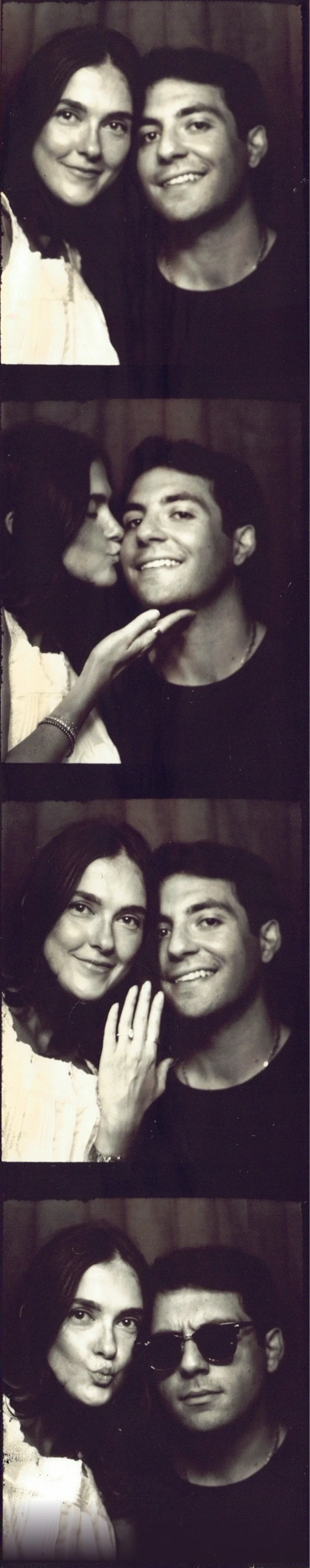 Photobooth strip of Nico and Julia