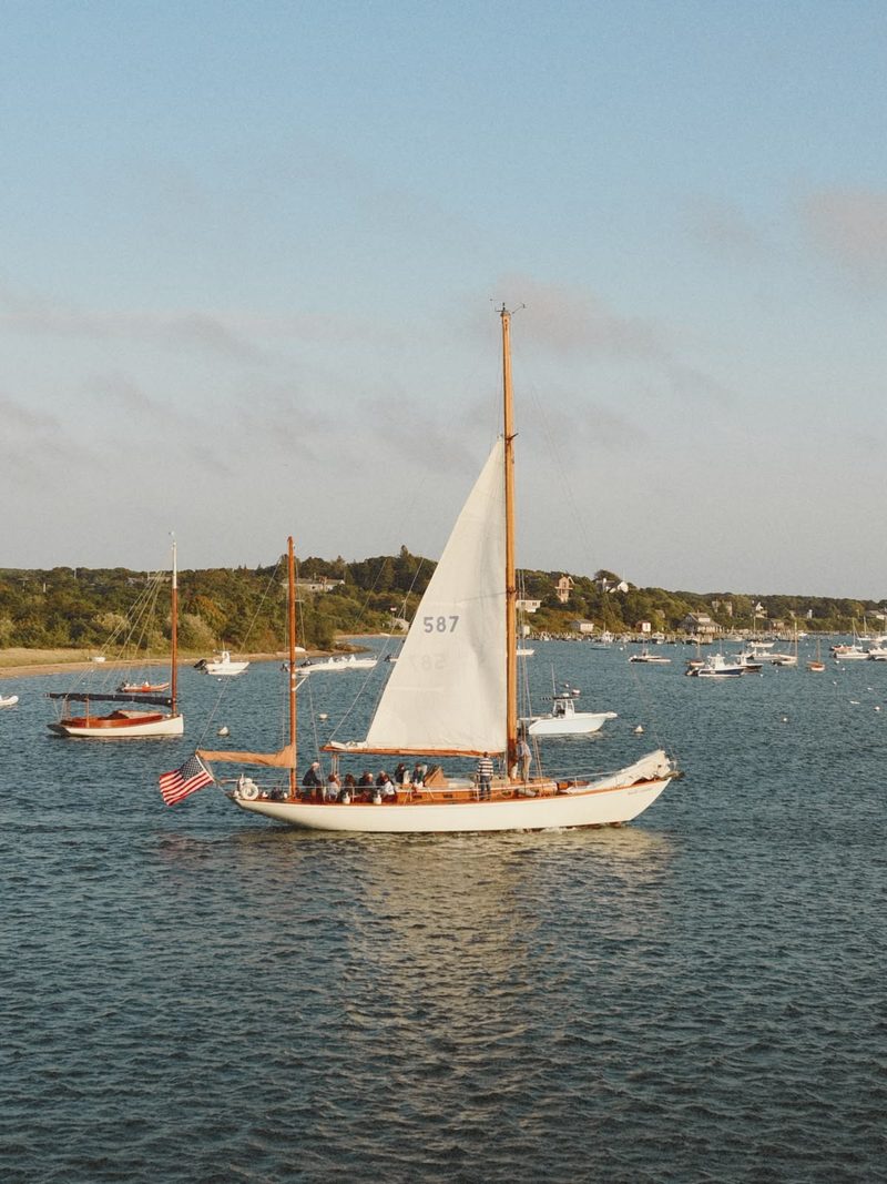 Sailboat on Narragansett Bay